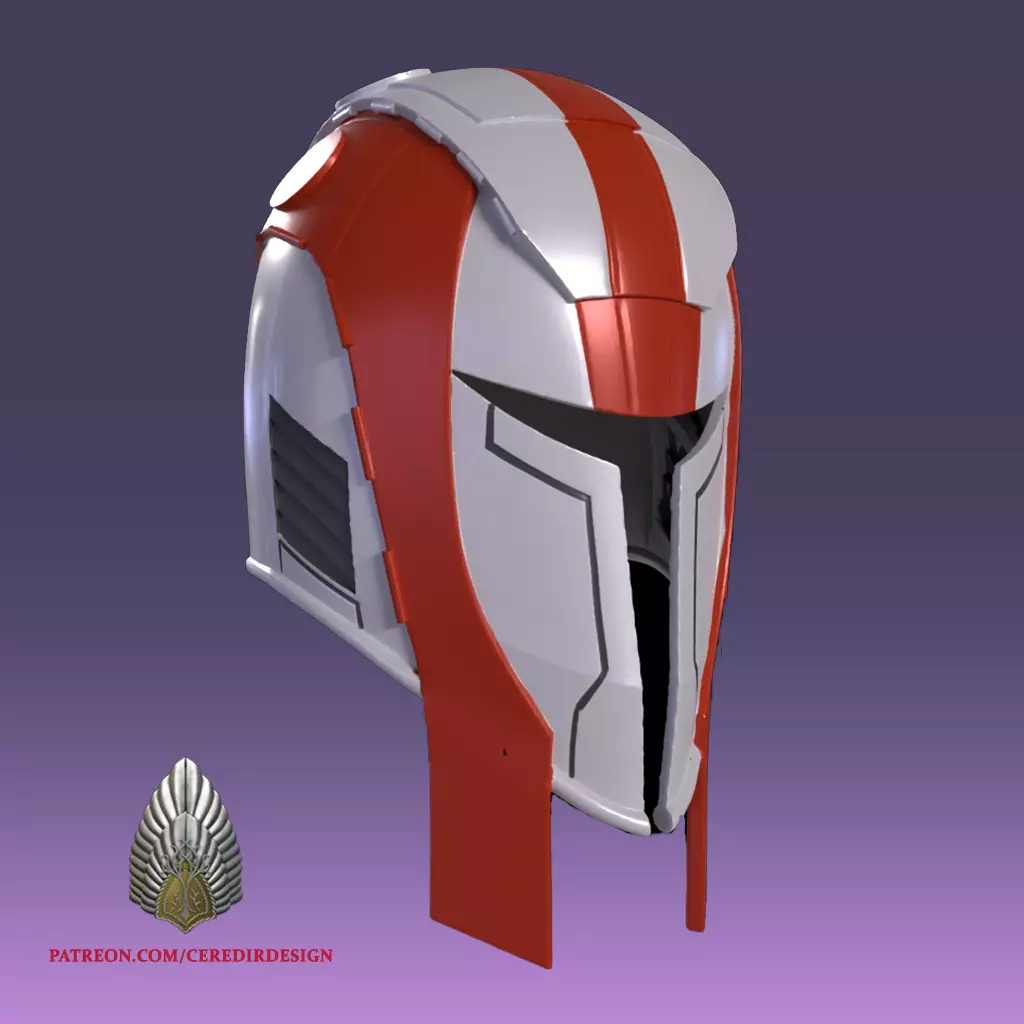 Mandalorian Enforcer Helmet KOTOR 3d Digital file 3D print model