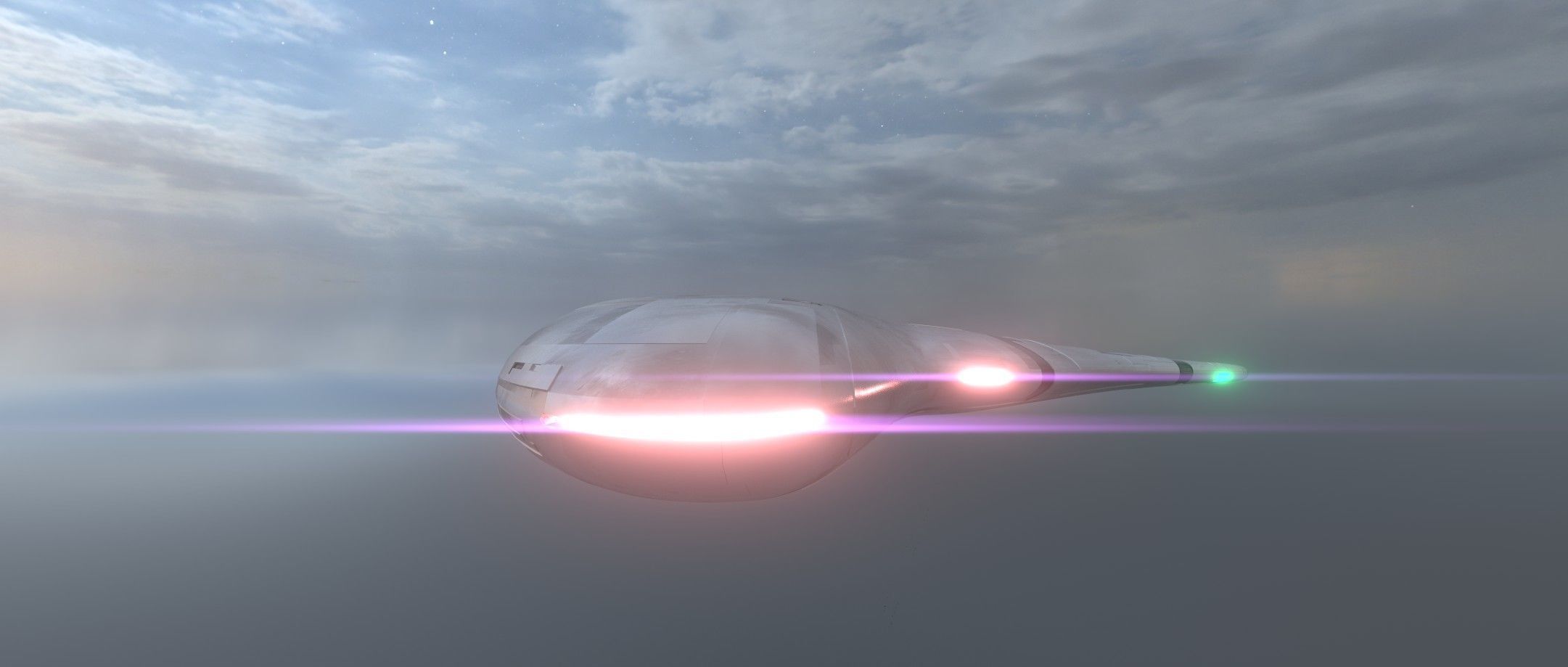 Asimetric Spaceship 3D model_16