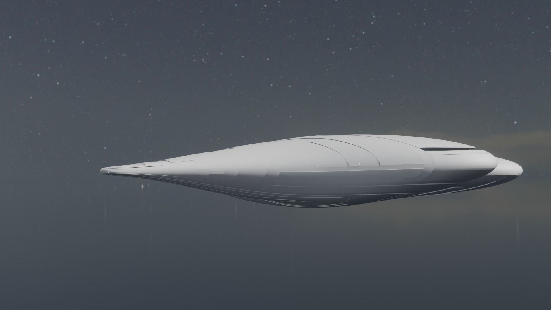 Asimetric Spaceship 3D model_22