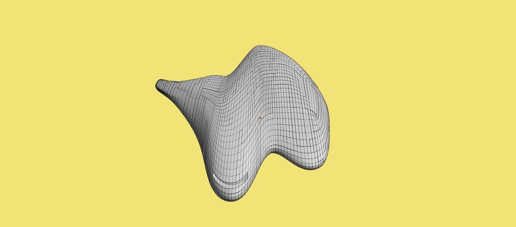 Asimetric Spaceship 3D model_39