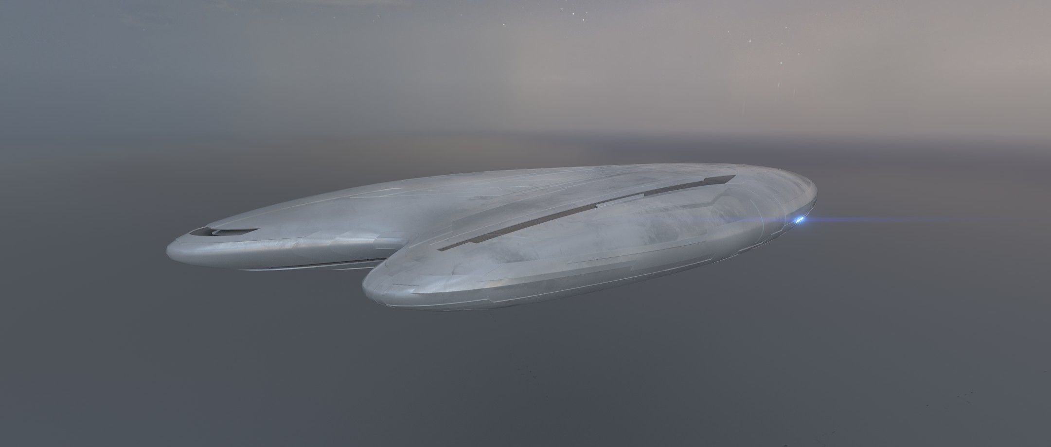 Asimetric Spaceship 3D model_19