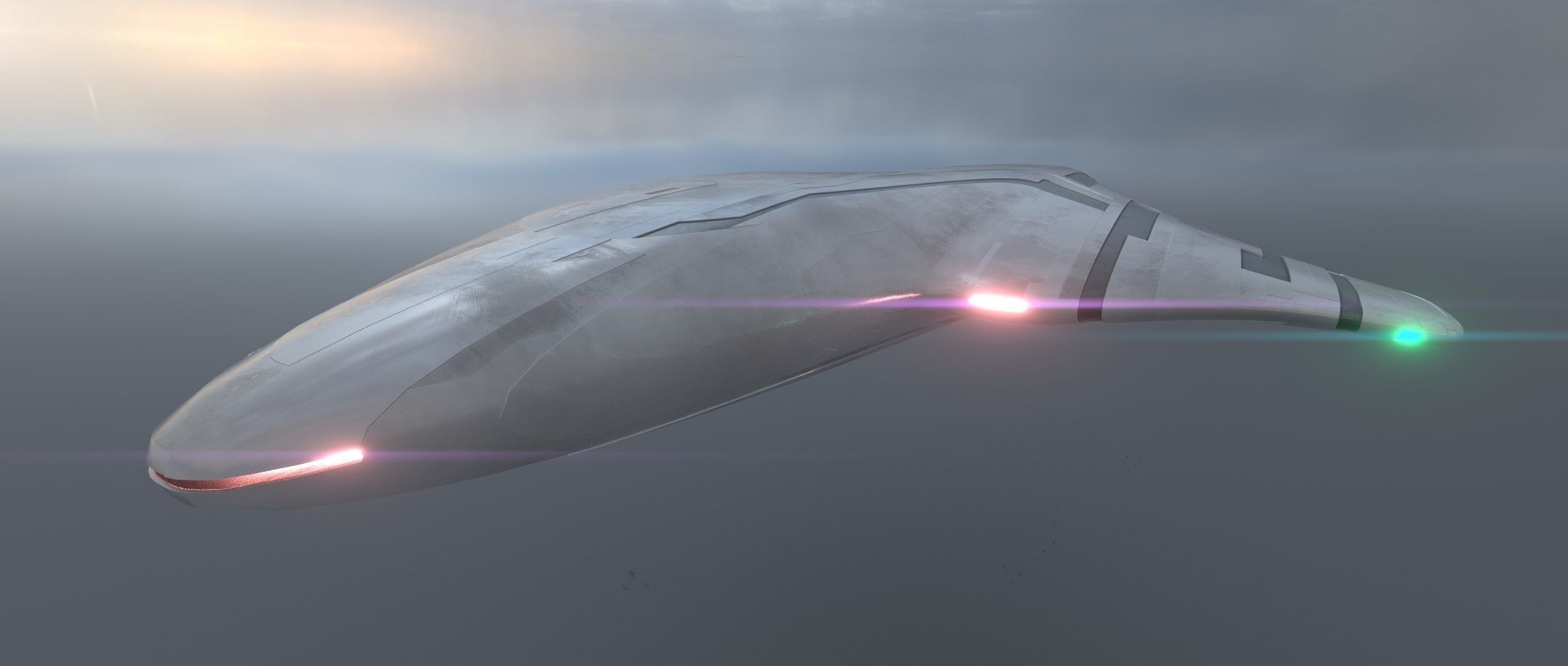 Asimetric Spaceship 3D model_15