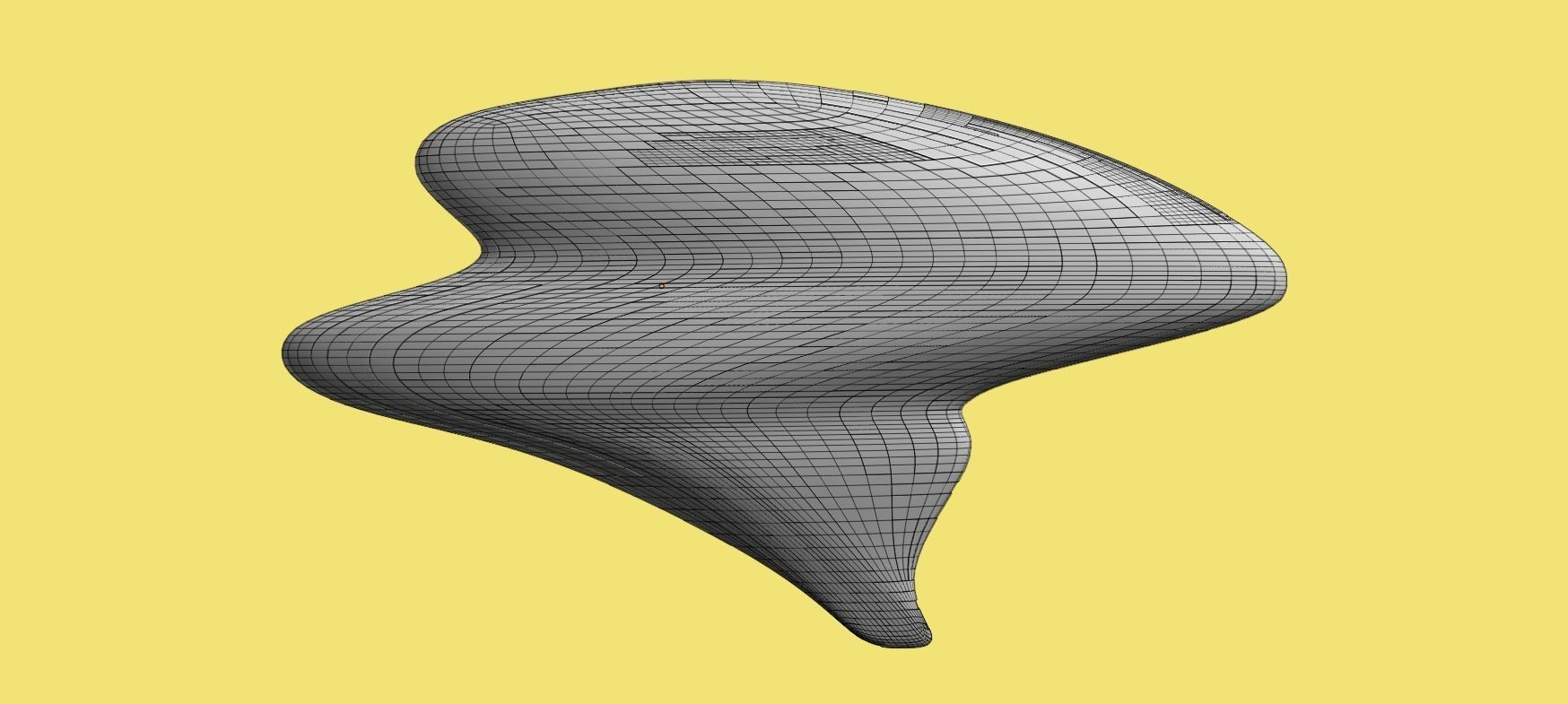 Asimetric Spaceship 3D model_41