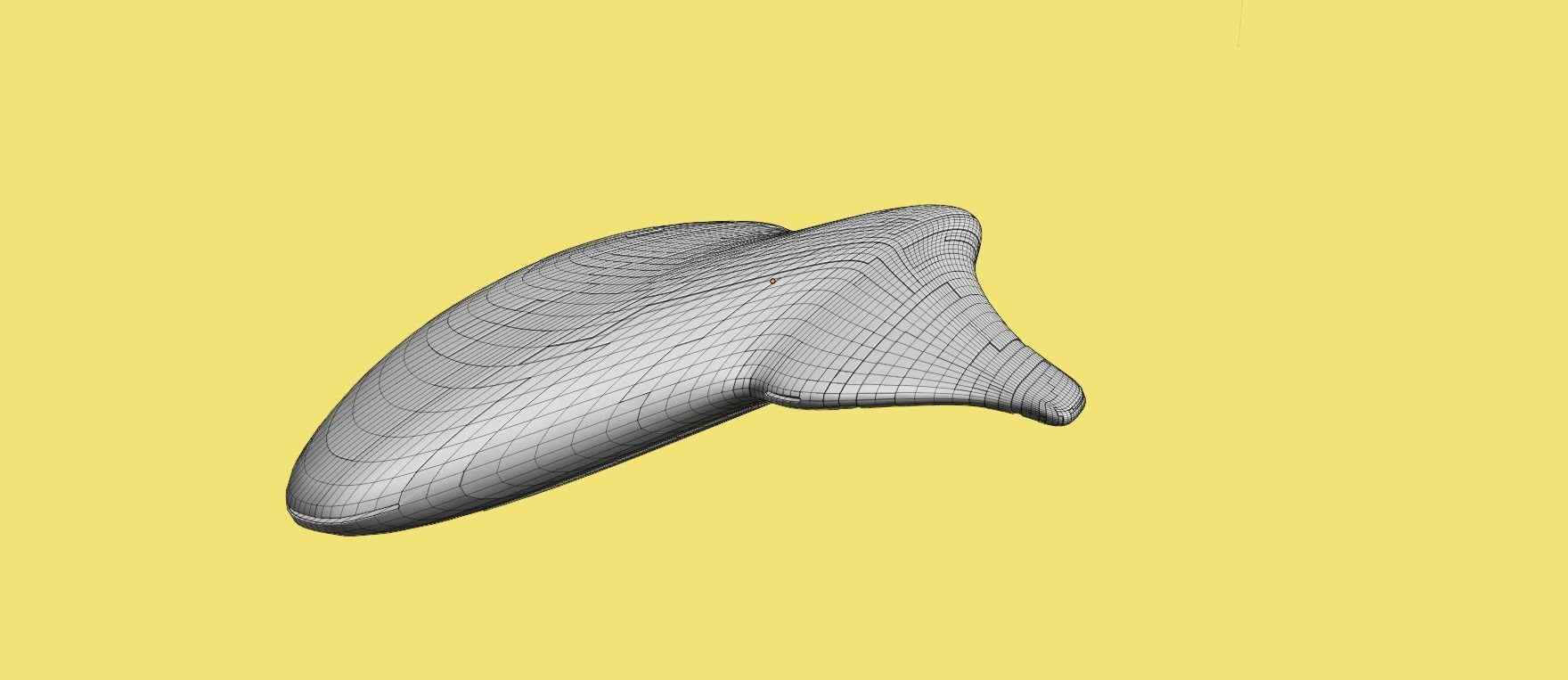 Asimetric Spaceship 3D model_37