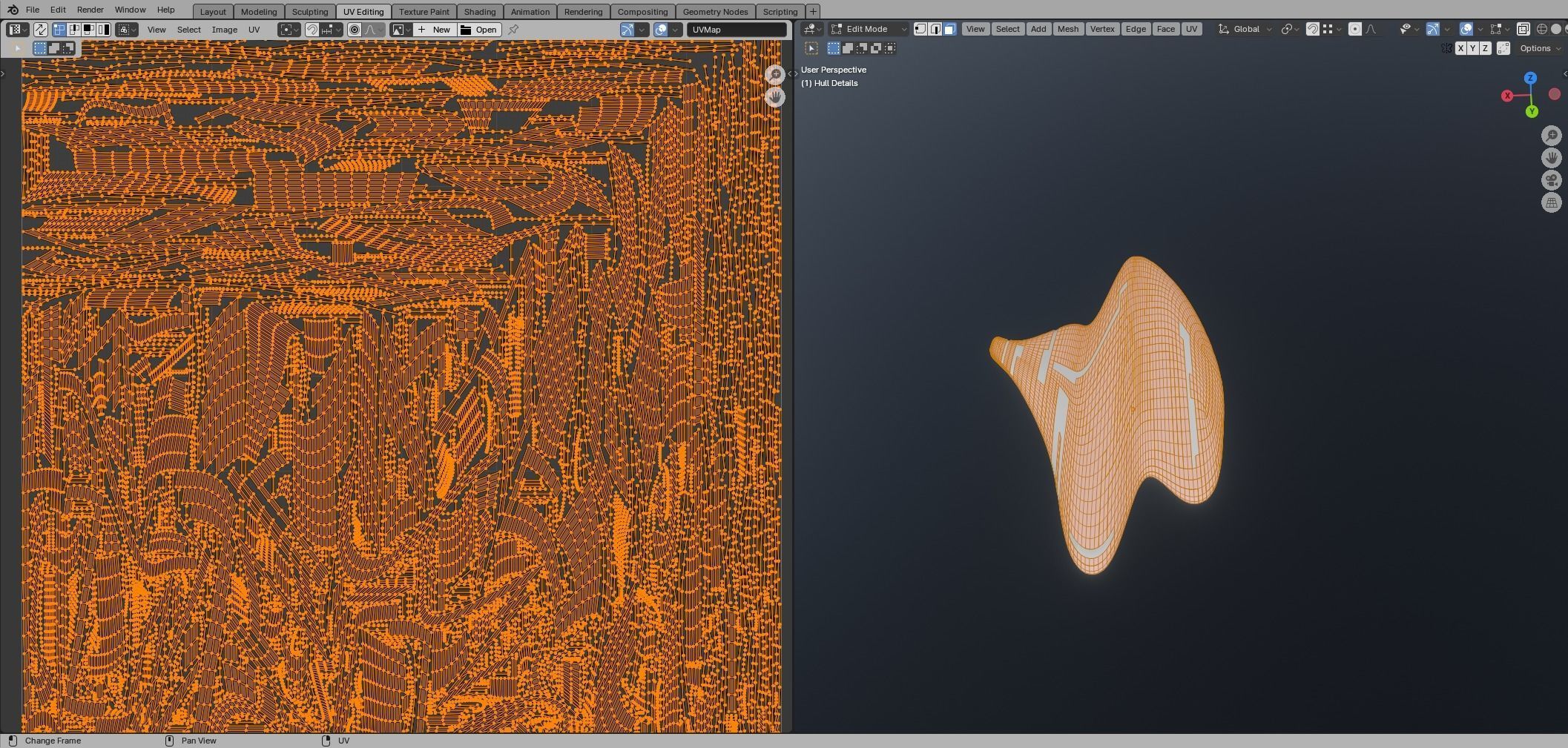 Asimetric Spaceship 3D model_46
