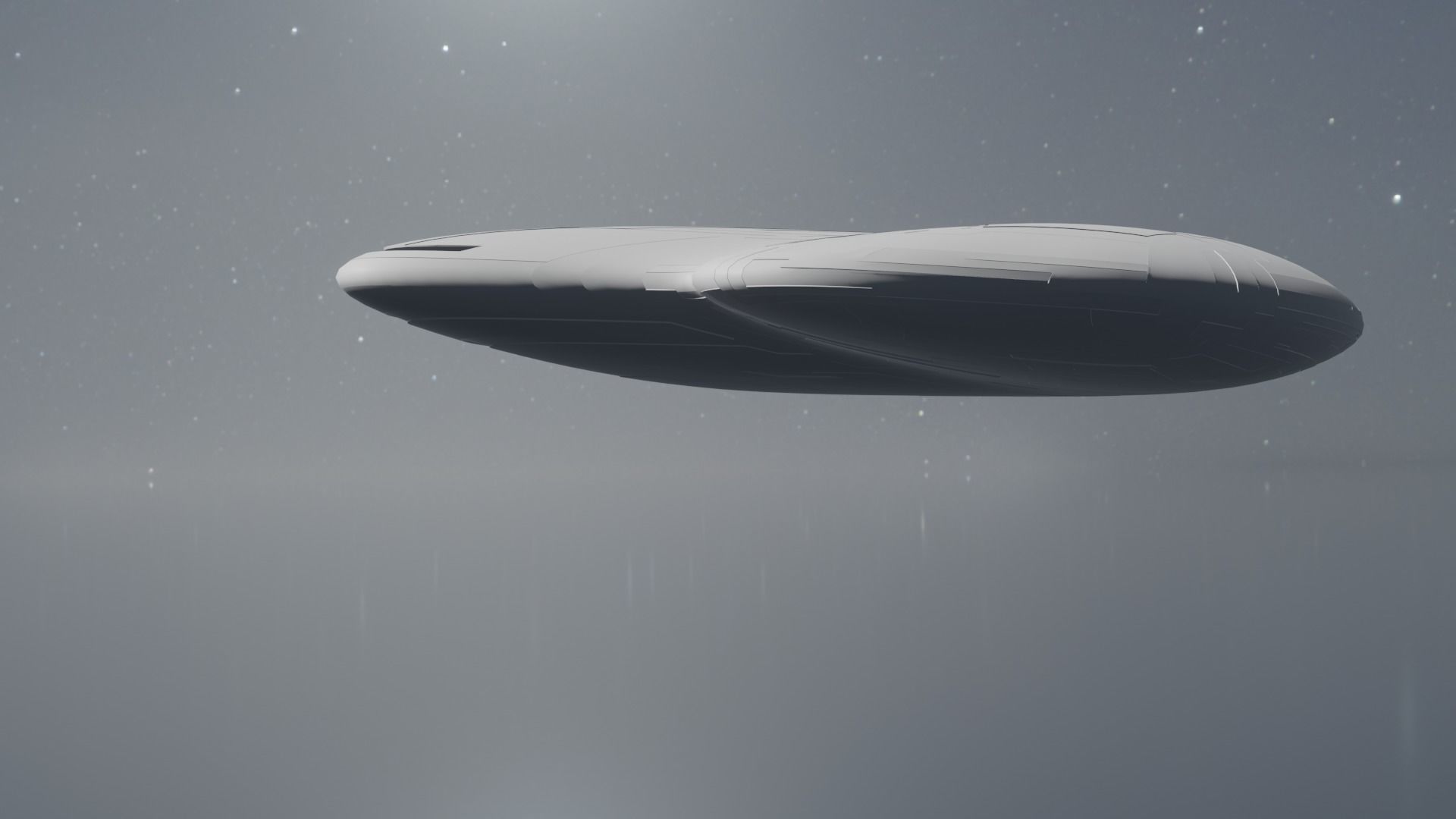 Asimetric Spaceship 3D model_20