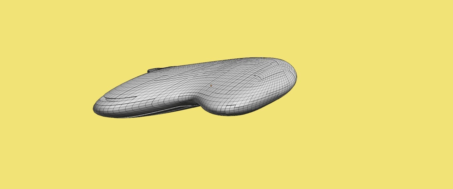 Asimetric Spaceship 3D model_38