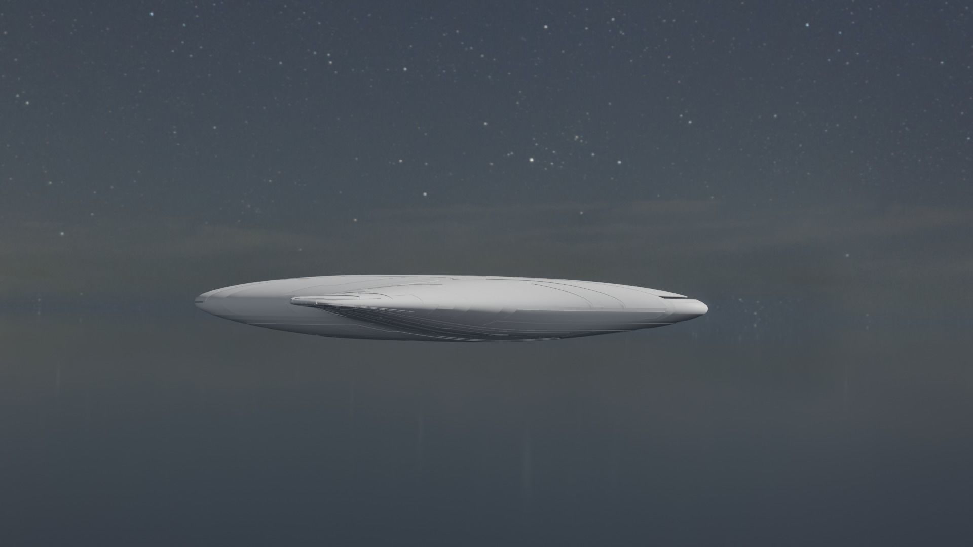 Asimetric Spaceship 3D model_25