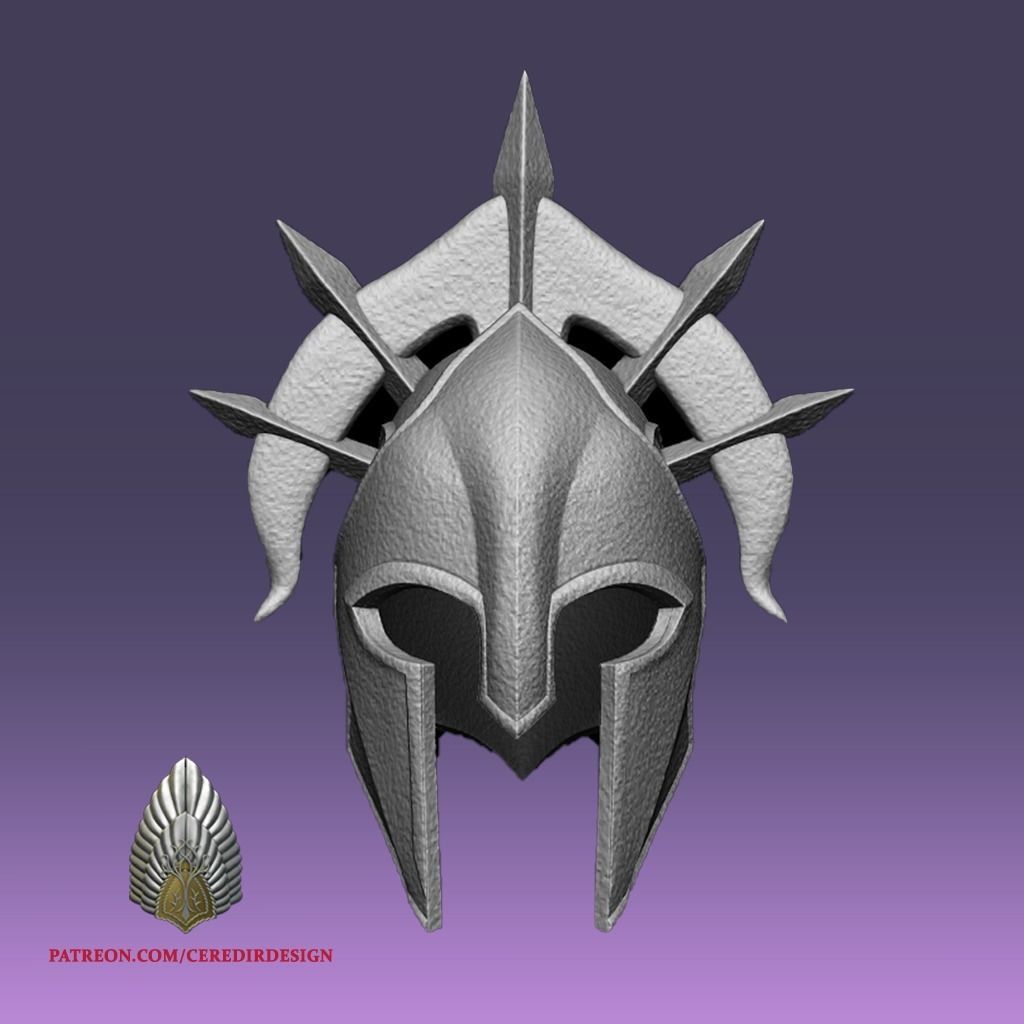 Aquaman Gladiator helmet 3d digital download 3D print model_5