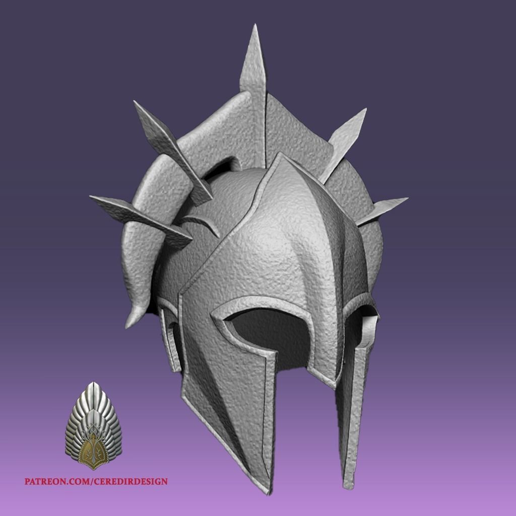 Aquaman Gladiator helmet 3d digital download 3D print model_4