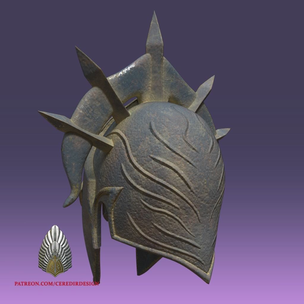 Aquaman Gladiator helmet 3d digital download 3D print model_3