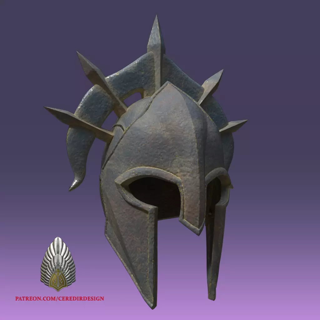 Aquaman Gladiator helmet 3d digital download 3D print model_0