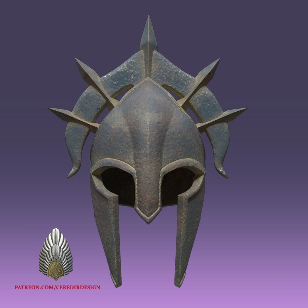 Aquaman Gladiator helmet 3d digital download 3D print model_1