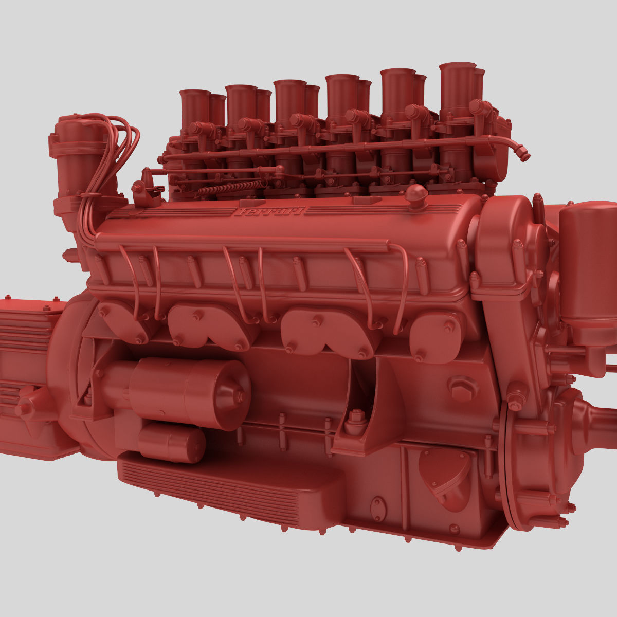 Ferrari 400 Superamerica - SA Engine - 4 litre 3D print model_12