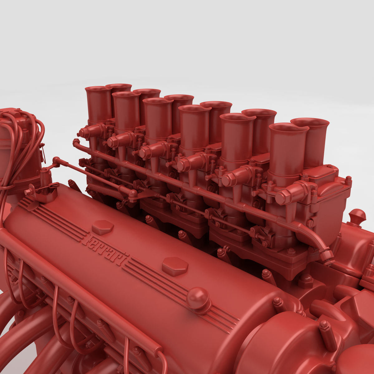 Ferrari 400 Superamerica - SA Engine - 4 litre 3D print model_13