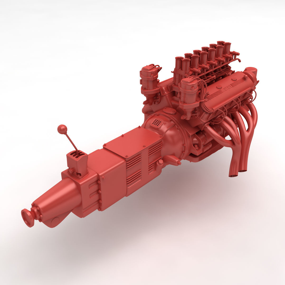 Ferrari 400 Superamerica - SA Engine - 4 litre 3D print model_10