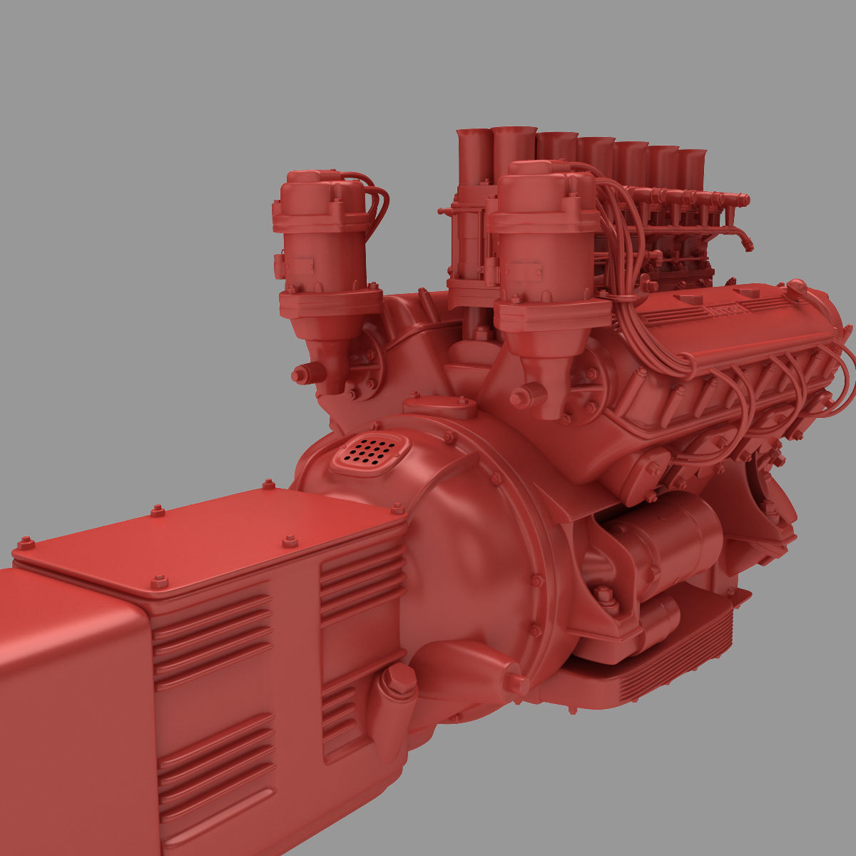 Ferrari 400 Superamerica - SA Engine - 4 litre 3D print model_20