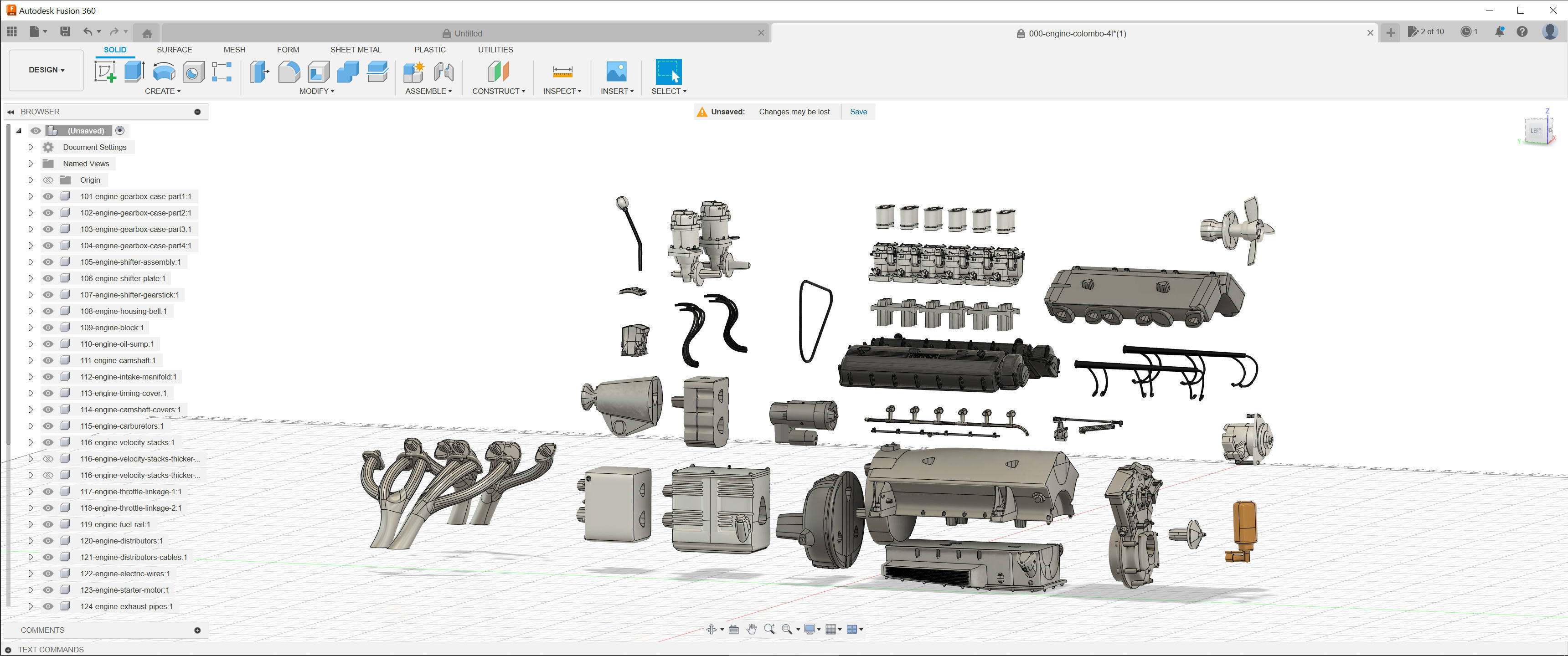 Ferrari 400 Superamerica - SA Engine - 4 litre 3D print model_3