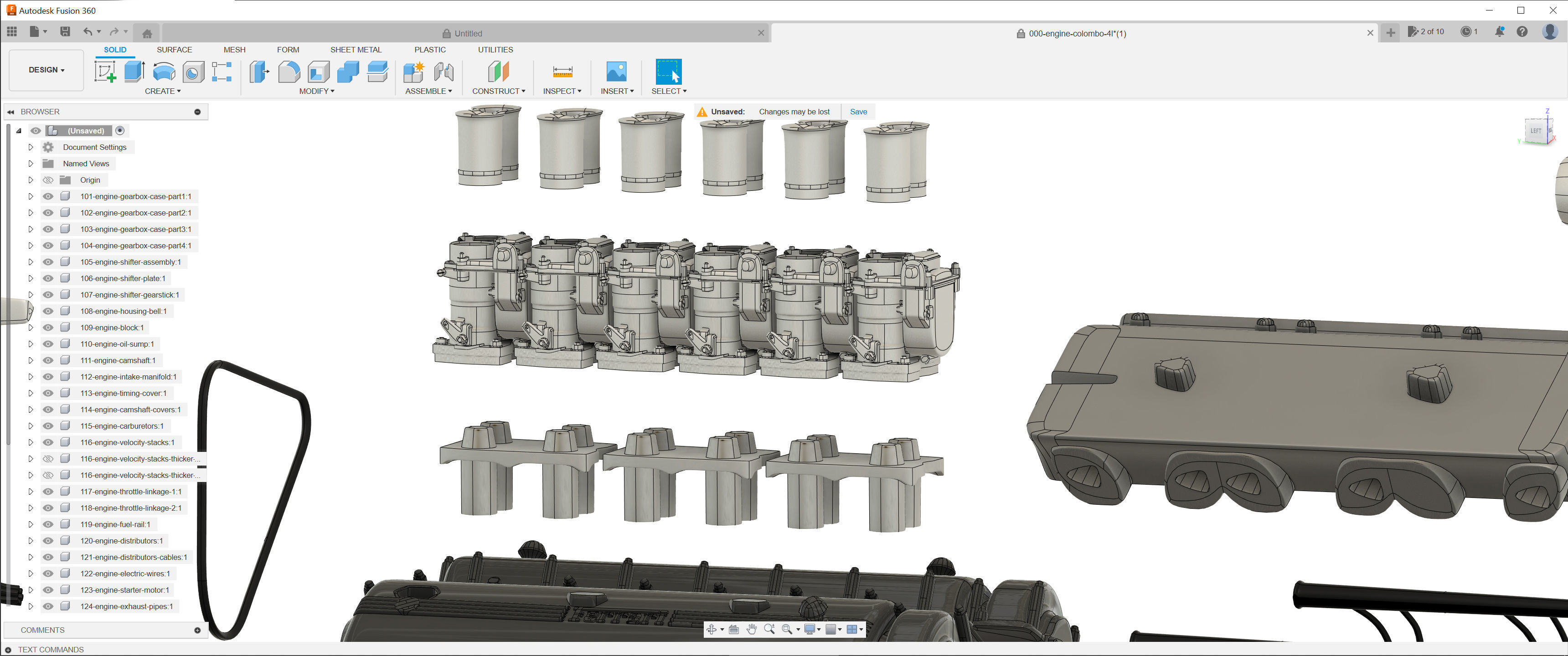 Ferrari 400 Superamerica - SA Engine - 4 litre 3D print model_5