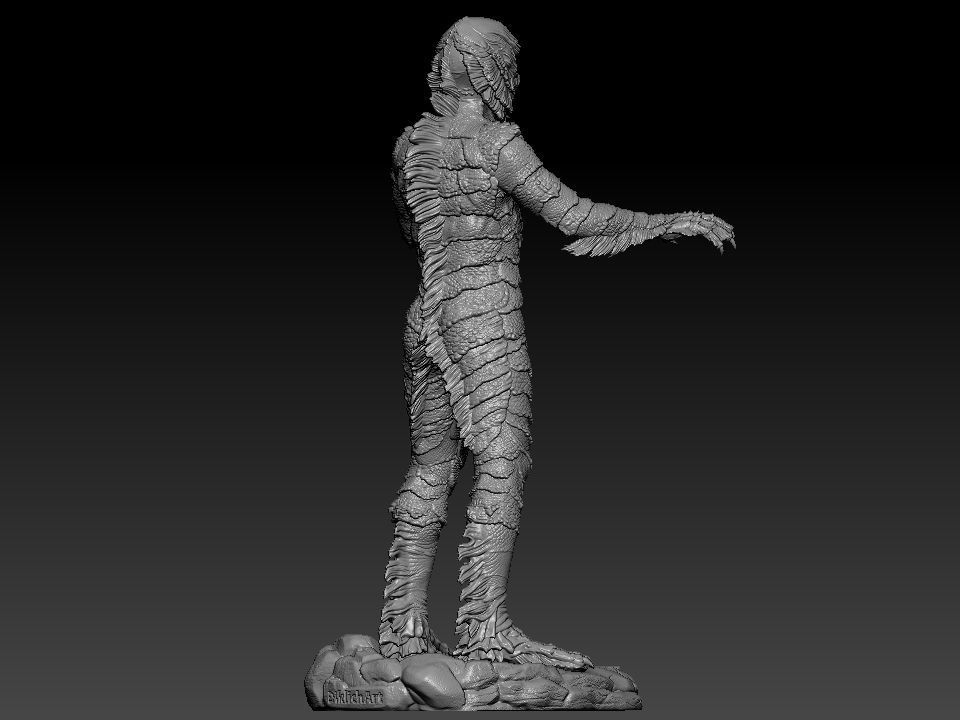 Creature from the Black Lagoon 3D print model_41