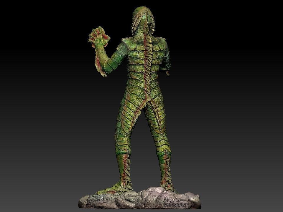 Creature from the Black Lagoon 3D print model_30