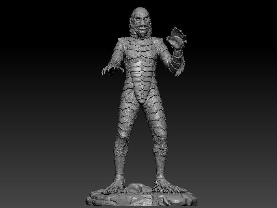 Creature from the Black Lagoon 3D print model_55