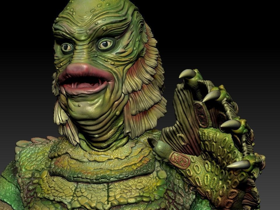 Creature from the Black Lagoon 3D print model_62