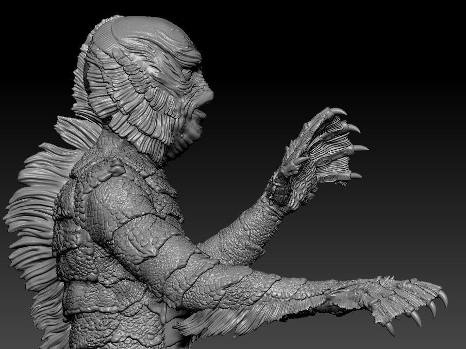 Creature from the Black Lagoon 3D print model_37