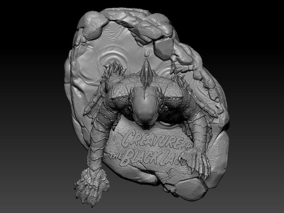 Creature from the Black Lagoon 3D print model_69