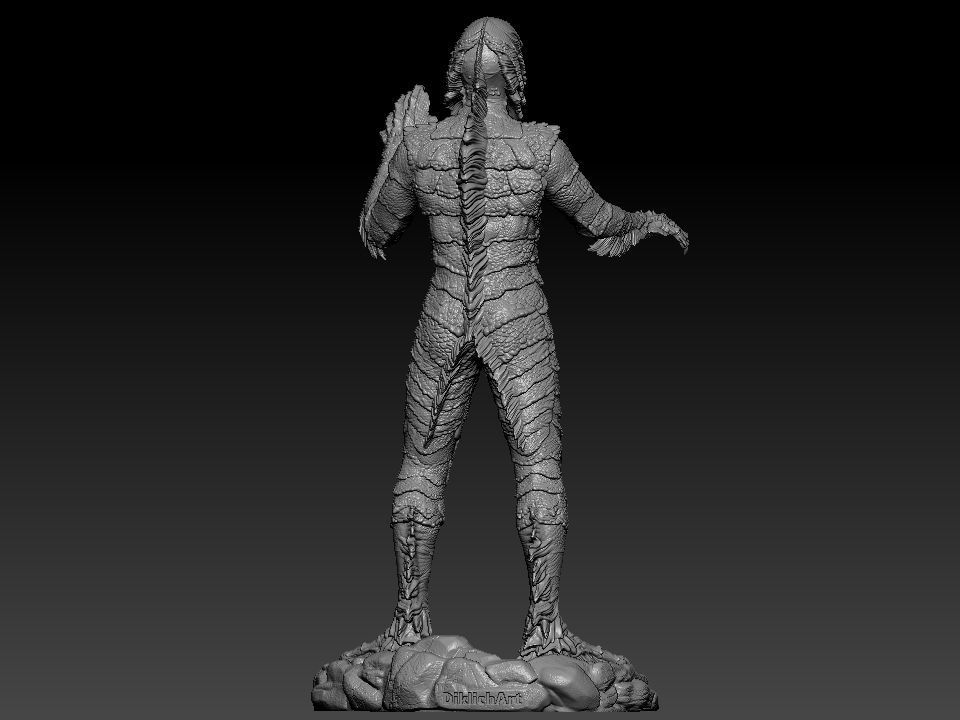 Creature from the Black Lagoon 3D print model_39