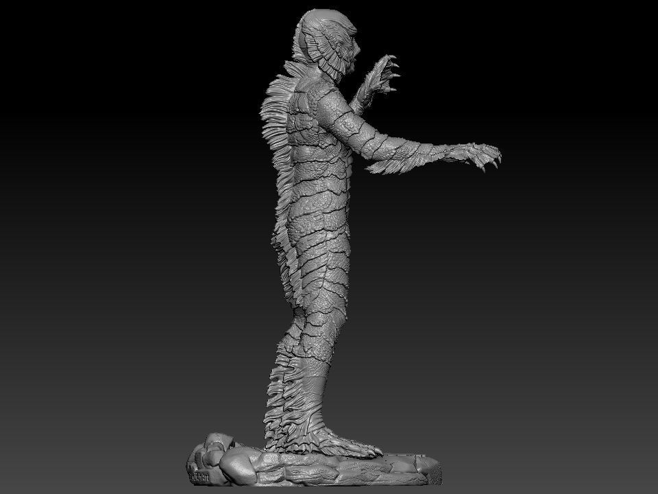 Creature from the Black Lagoon 3D print model_45