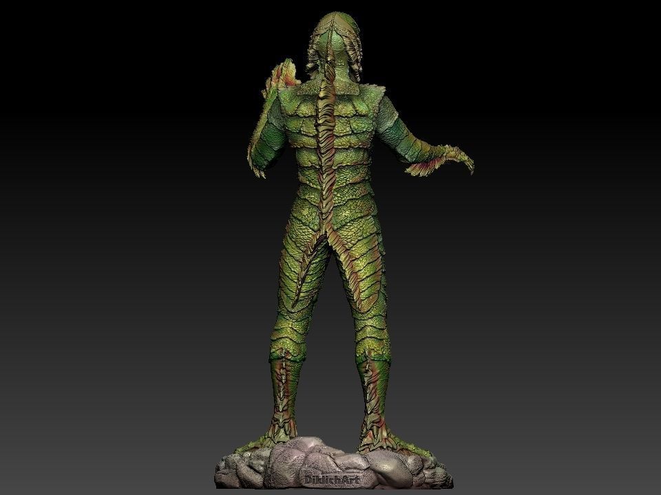 Creature from the Black Lagoon 3D print model_38