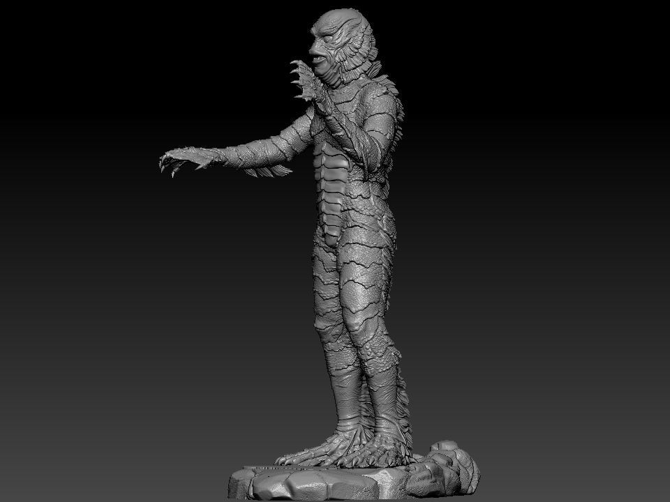 Creature from the Black Lagoon 3D print model_21