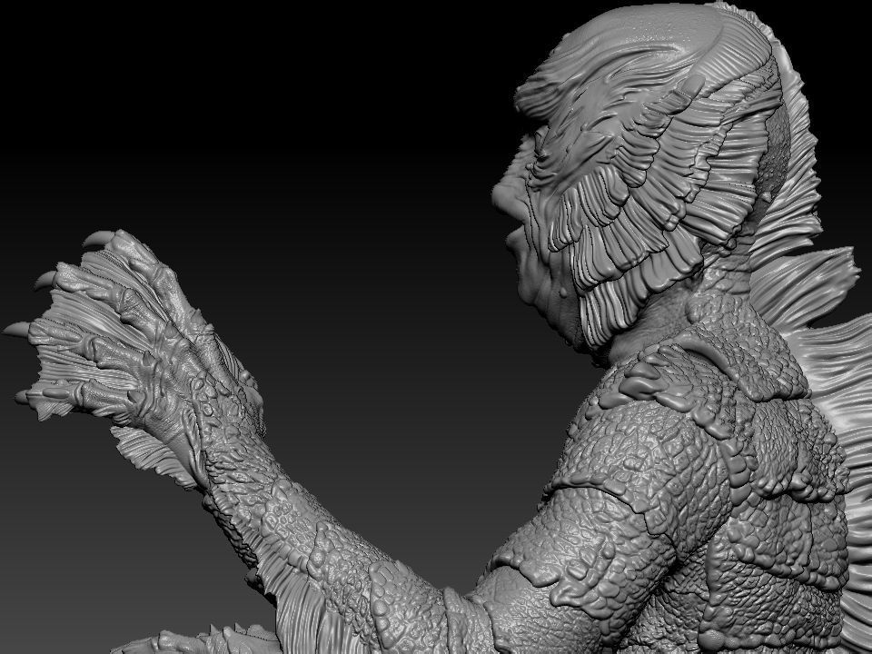 Creature from the Black Lagoon 3D print model_65