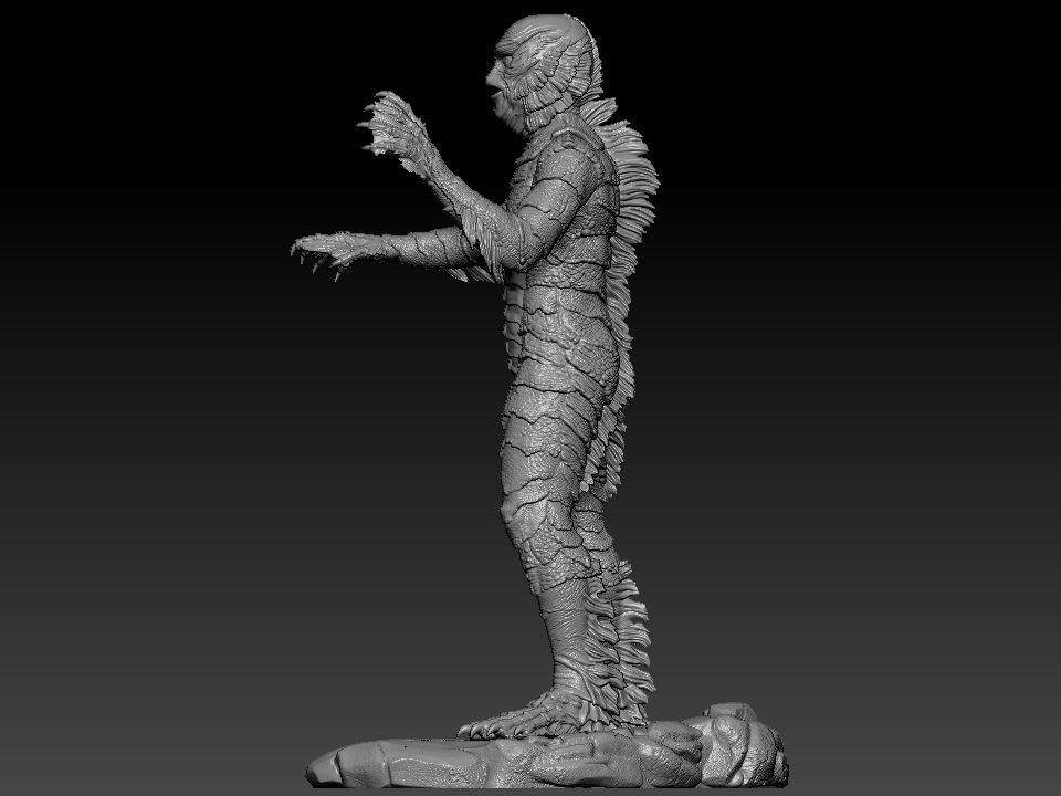 Creature from the Black Lagoon 3D print model_25