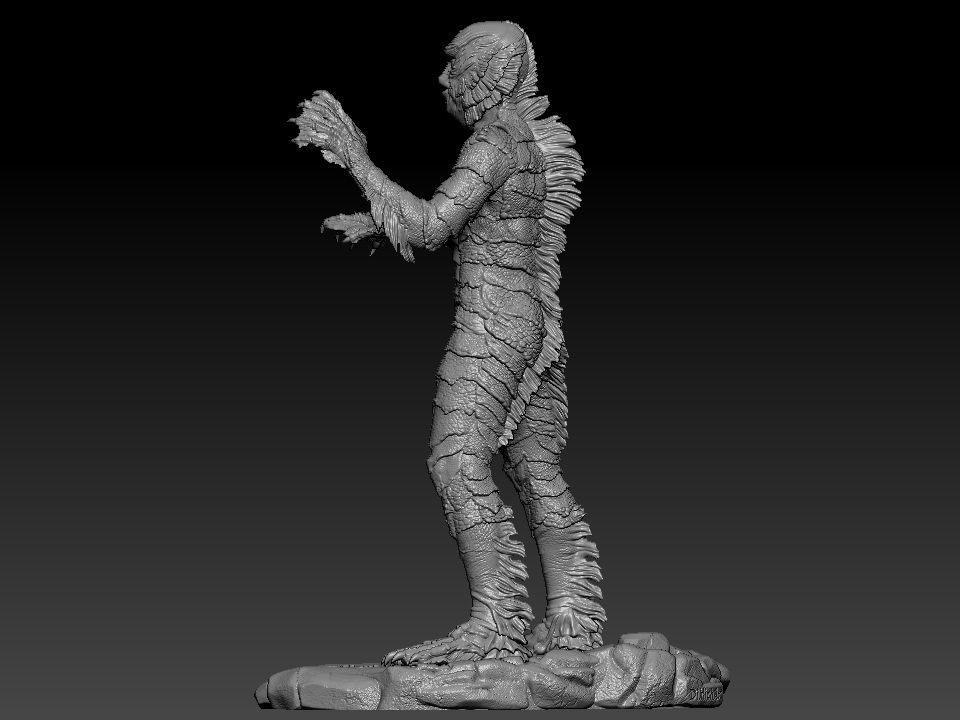 Creature from the Black Lagoon 3D print model_29