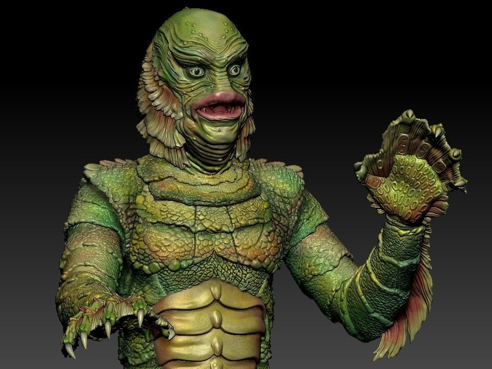 Creature from the Black Lagoon 3D print model_56