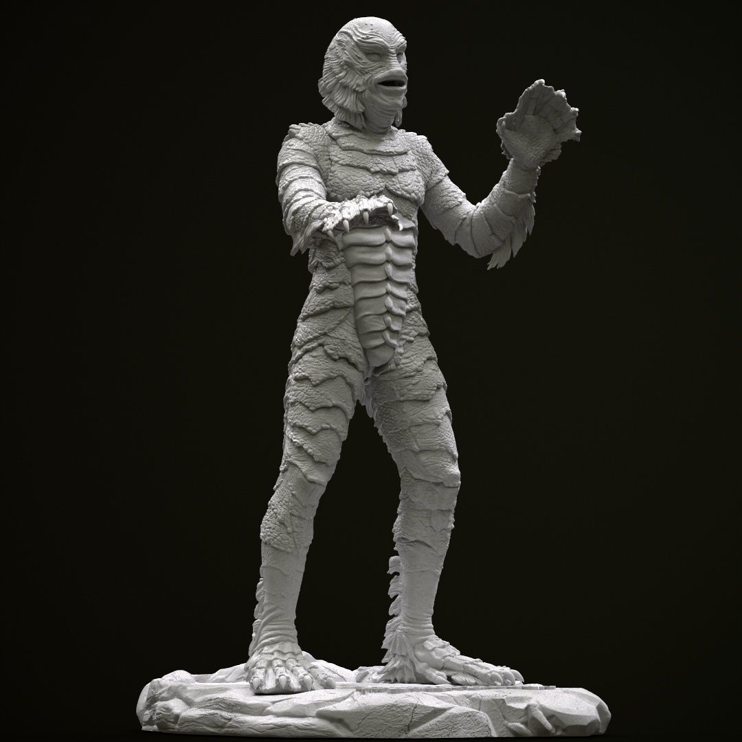 Creature from the Black Lagoon 3D print model_4
