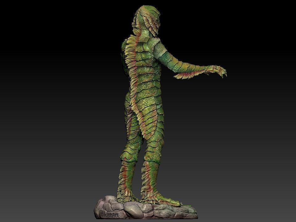 Creature from the Black Lagoon 3D print model_40