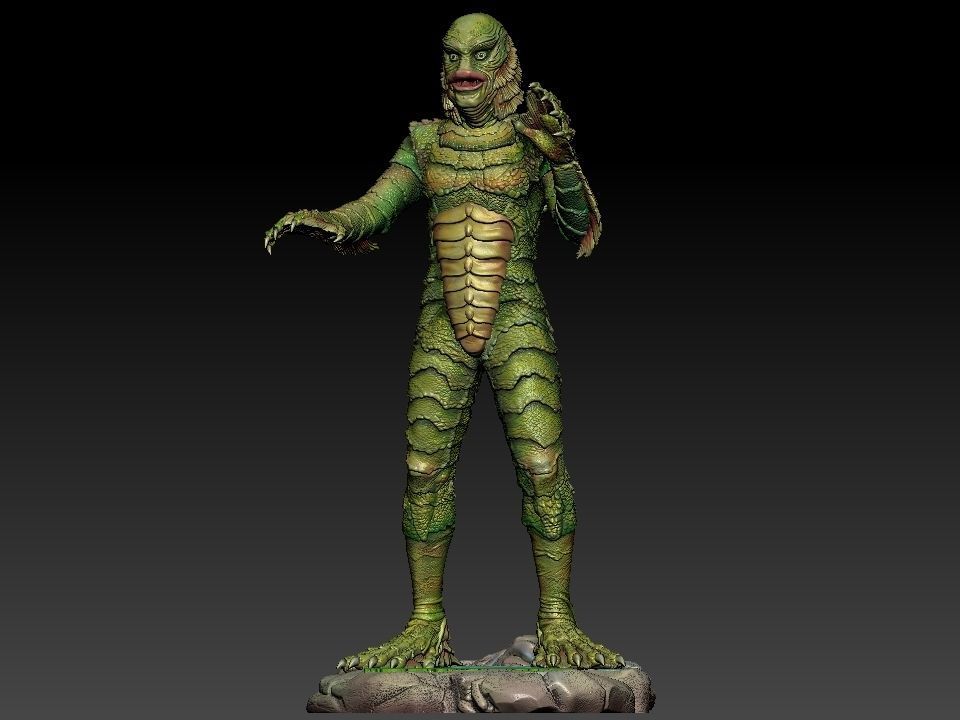 Creature from the Black Lagoon 3D print model_16