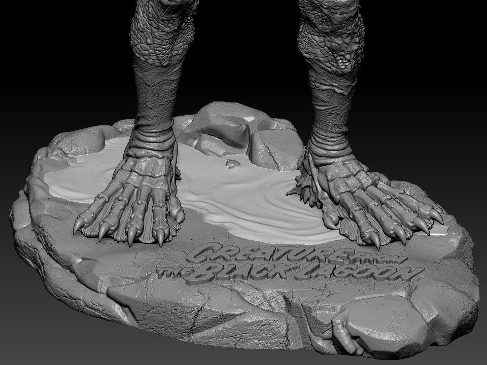 Creature from the Black Lagoon 3D print model_71