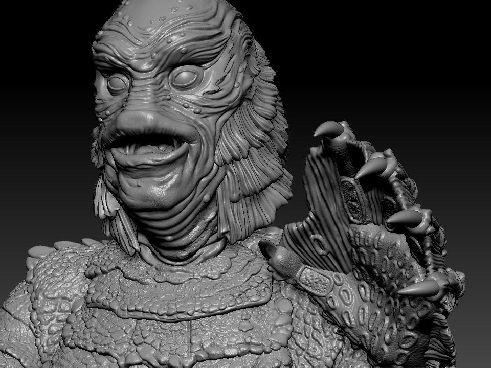 Creature from the Black Lagoon 3D print model_63