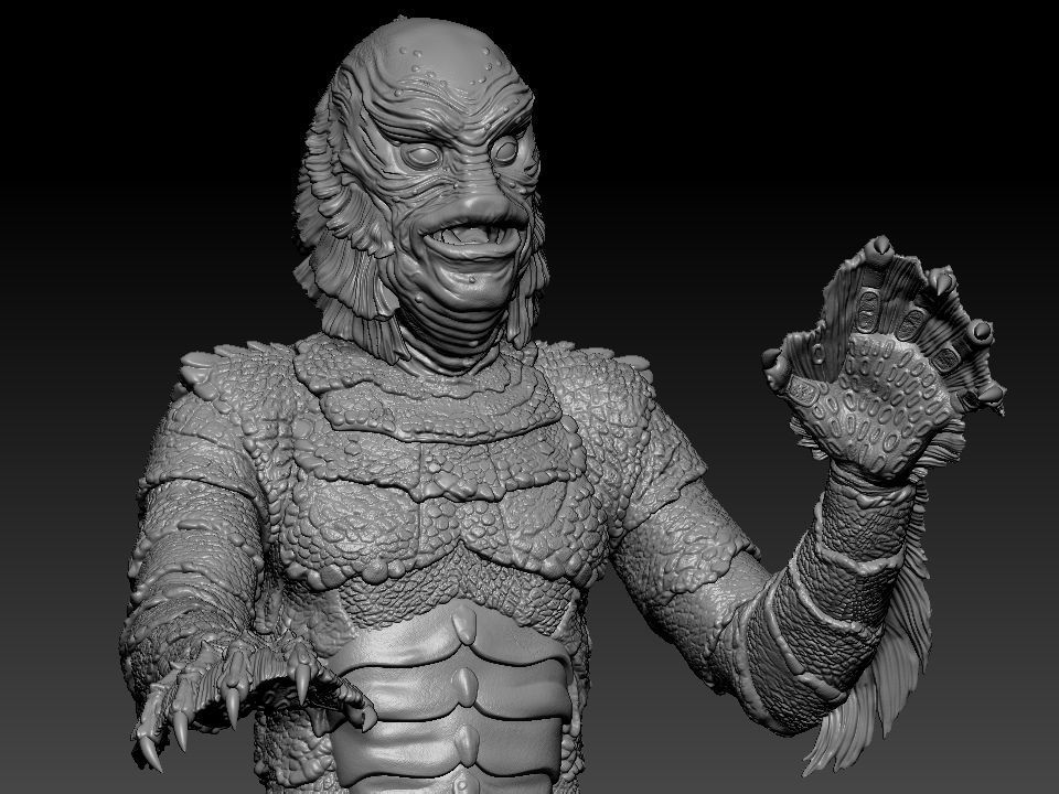 Creature from the Black Lagoon 3D print model_57