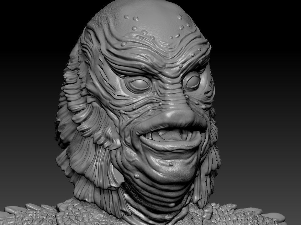 Creature from the Black Lagoon 3D print model_59