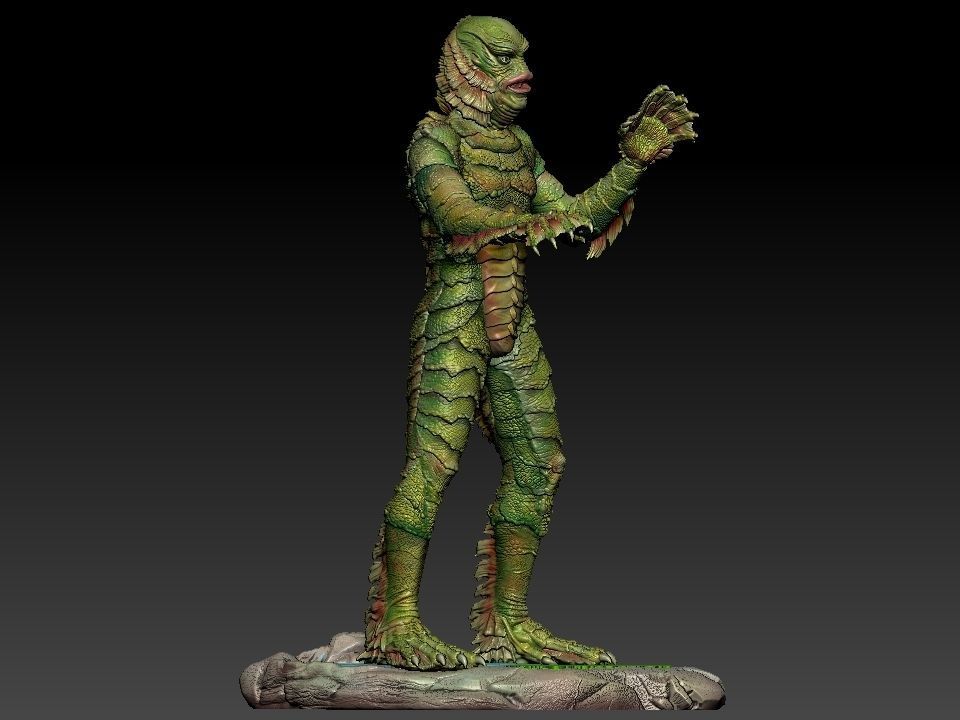 Creature from the Black Lagoon 3D print model_48