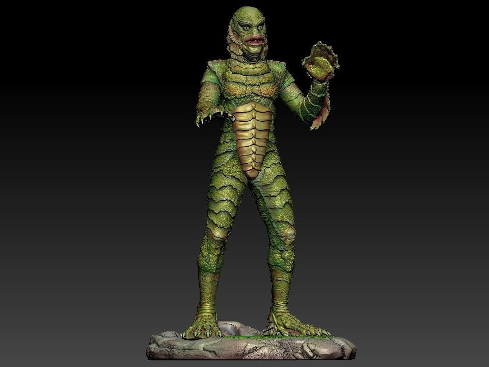 Creature from the Black Lagoon 3D print model_52