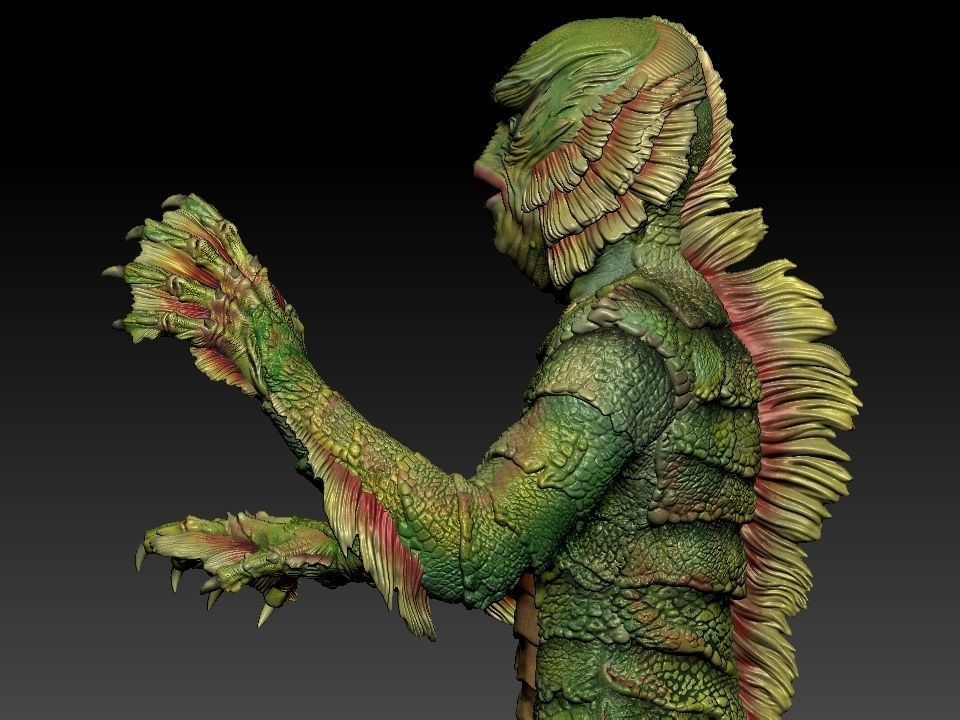 Creature from the Black Lagoon 3D print model_66