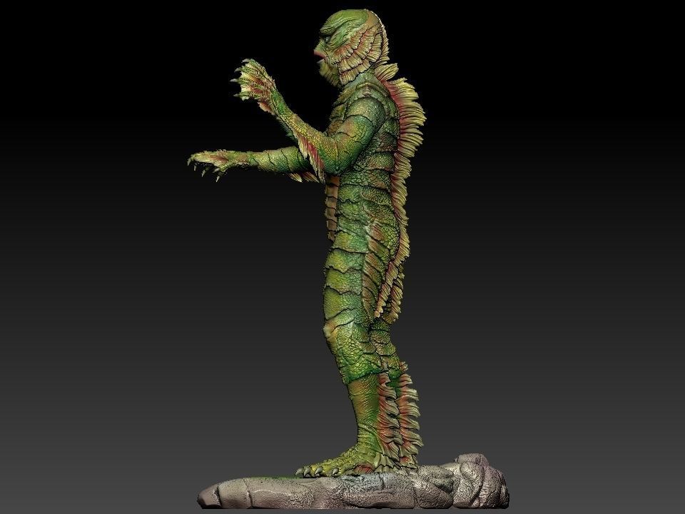 Creature from the Black Lagoon 3D print model_24