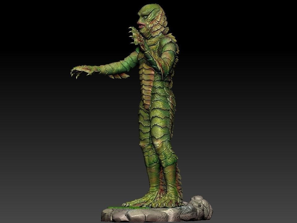 Creature from the Black Lagoon 3D print model_20
