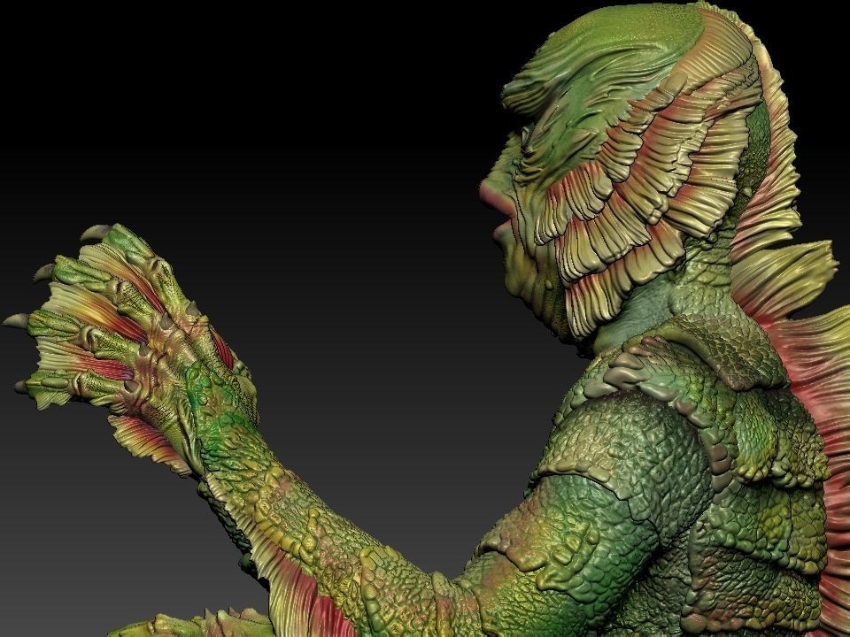 Creature from the Black Lagoon 3D print model_64